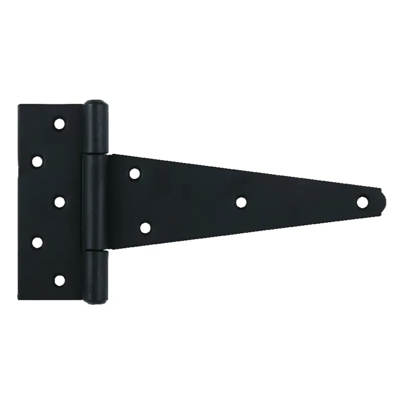 Ace 8 In. L Black Heavy Duty T Hinge 1 Pk