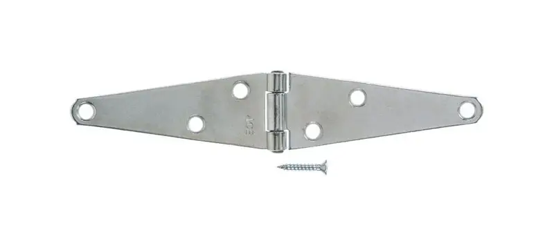 Ace 4 In. L Stainless Steel Heavy Duty Strap Hinge 1 Pk