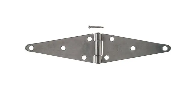 Ace 6 In. L Stainless Steel Heavy Duty Strap Hinge 1 Pk