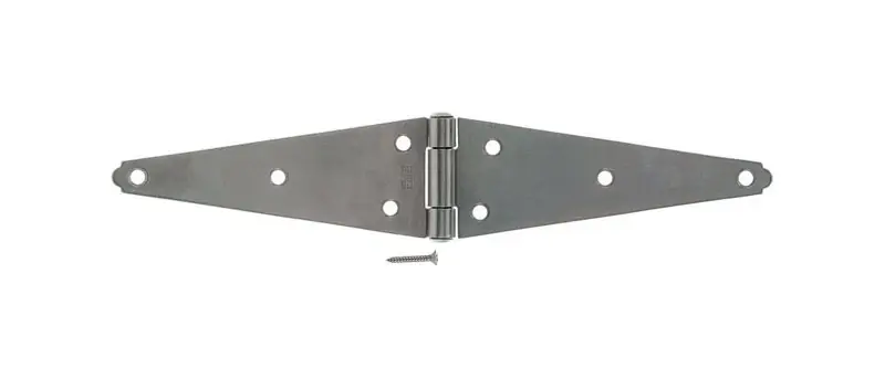 Ace 8 In. L Stainless Steel Heavy Duty Strap Hinge 1 Pk