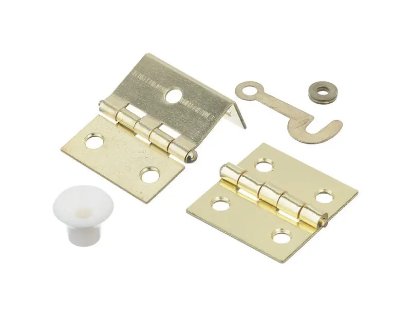 Ace 1.5 In. L Bright Brass Brass Shutter Hinge 2 Pk