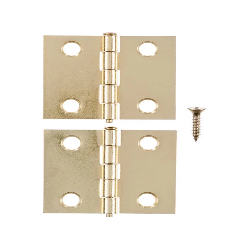 Ace 1-1/2 In. L Bright Brass Brass Shutter Hinge 2 Pk
