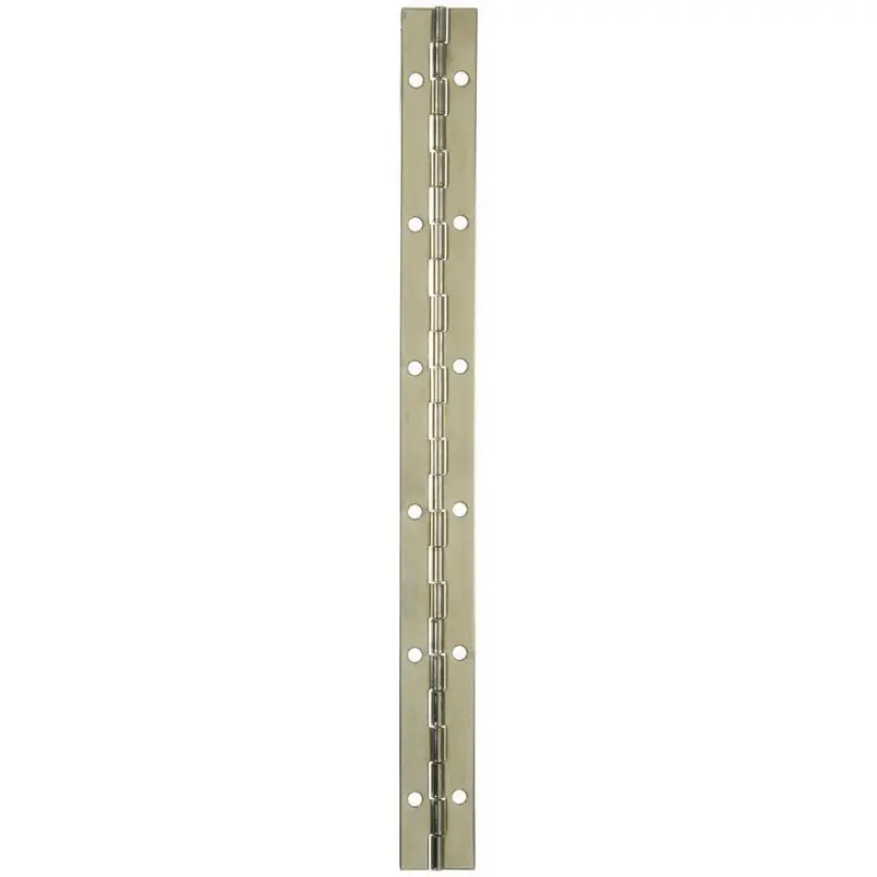 Ace 1 In. W X 12 In. L Nickel Steel Continuous Hinge 1