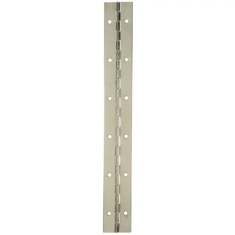 Ace 1-1/2 In. W X 12 In. L Nickel Metal Continuous Hinge 1