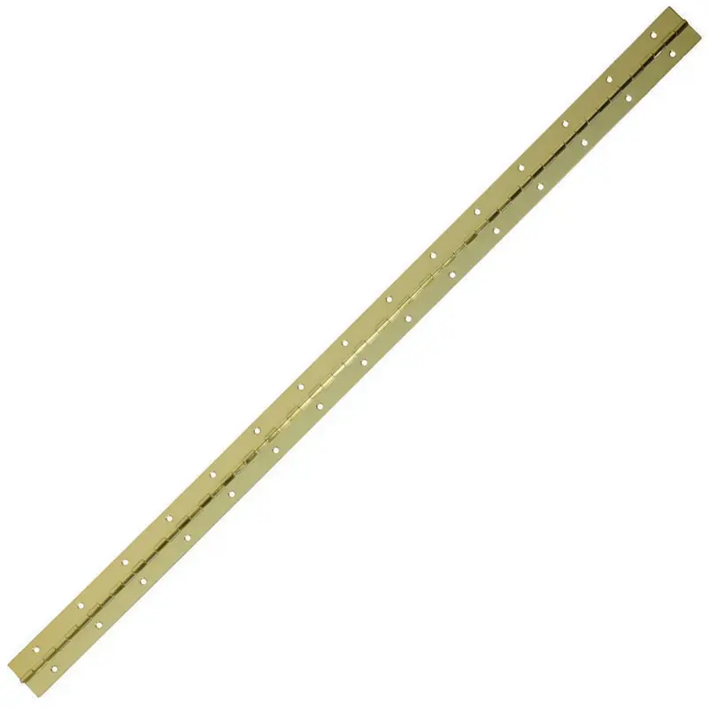 Ace 1-1/2 In. W X 30 In. L Bright Brass Brass Continuous Hinge 1