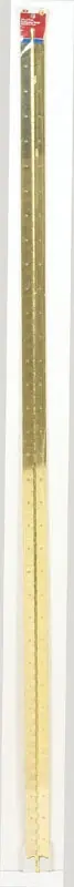 Ace 2 In. W X 72 In. L Bright Brass Brass Continuous Hinge 1