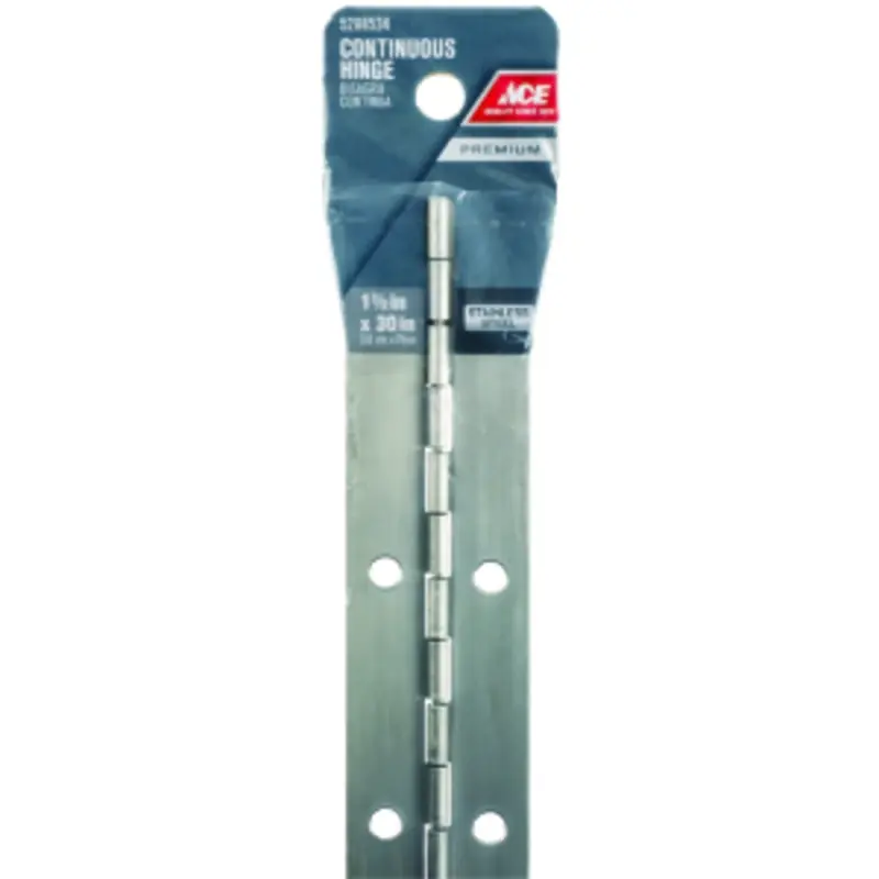 Ace 1-1/2 In. W X 30 In. L Stainless Steel Continuous Hinge 1 Pk