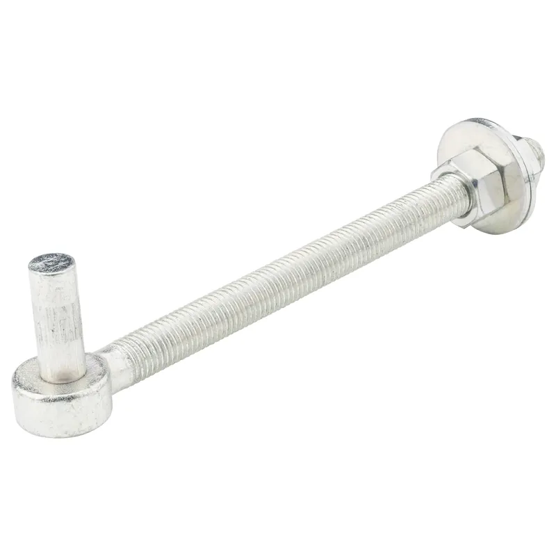National Hardware 10 In. L Zinc-Plated Silver Steel Bolt Hook 1 Pk