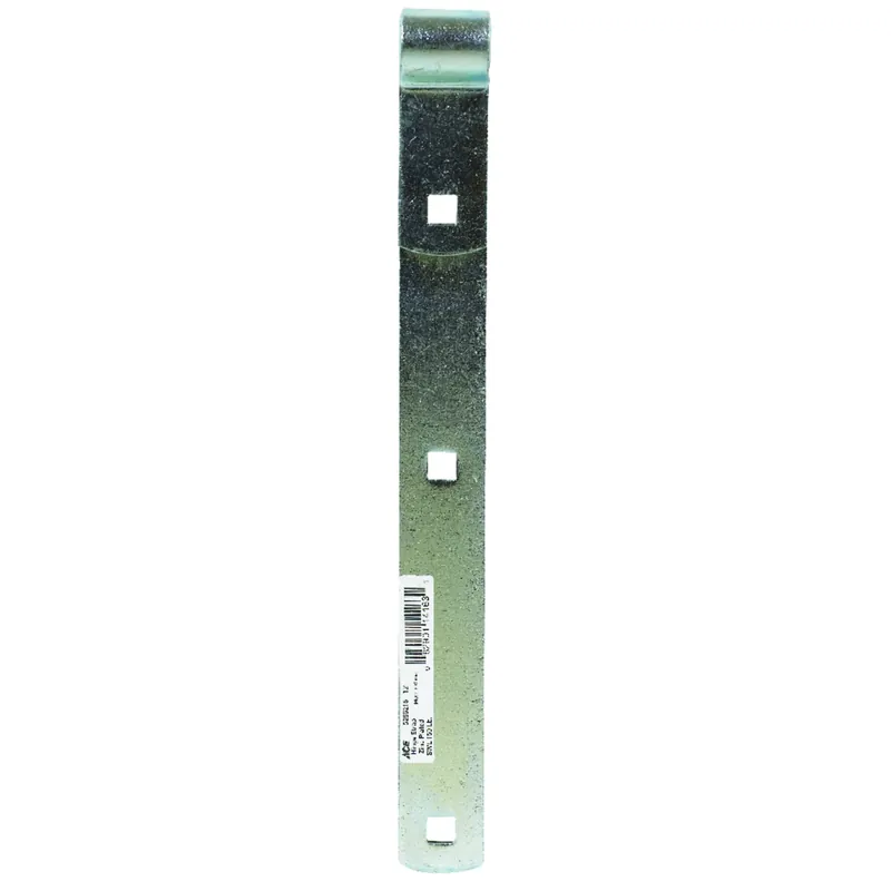 Ace 12 In. L Zinc-Plated Steel Hinge Strap 1 Pk