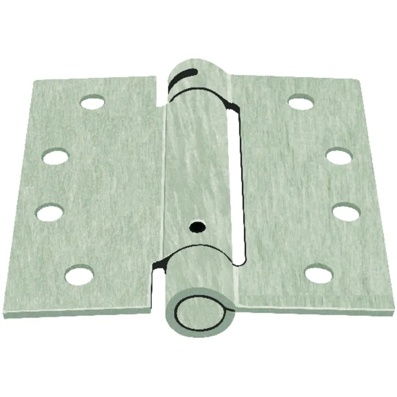 Ace 4 In. L Satin Nickel Nickel Door Hinge 1 Pk