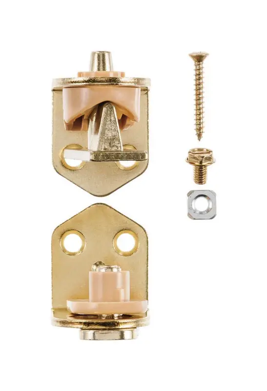 Ace 1-3/4 In. L Bright Brass Steel Cafe Door Hinge 2 Pk