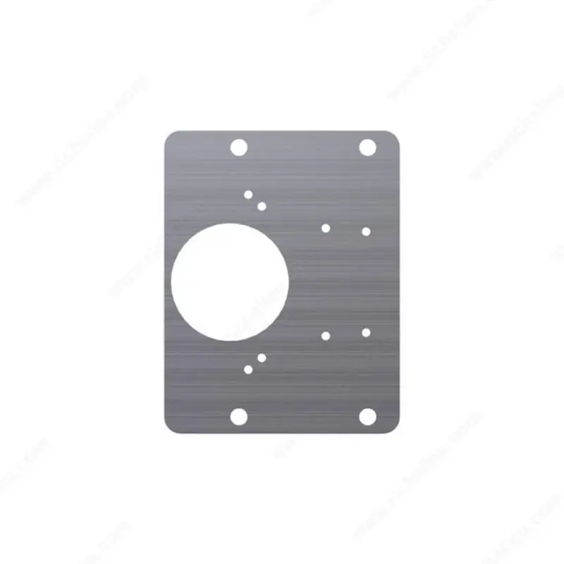 Richelieu 4.88 In W X 5.98 In L Gray Steel Hinge Plate