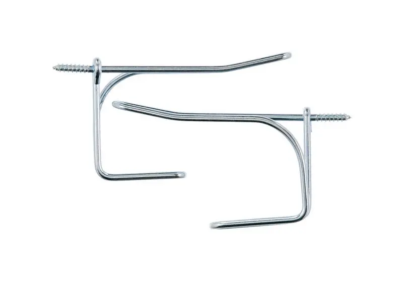 Ace 3-1/4 In. L Zinc-Plated Silver Metal Medium Coat And Hat Garment Hook 35 Lb. Per Hook Lb.