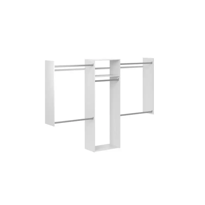 Create Collection Wood Laminate Closet Kit - 15 Pieces, White Finish