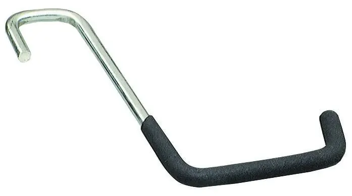 Crawford 7.75 In. L Vinyl Coated Black Steel Large Heavy Duty Super Rafter Hook 50 Lb. Cap. 1 Pk