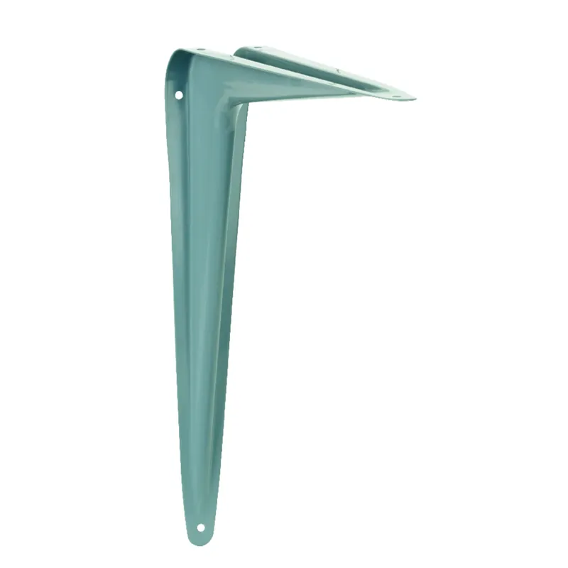 Gray Steel Shelf Support 18 Gauge 10 Inch Length 100 Pound Capacity