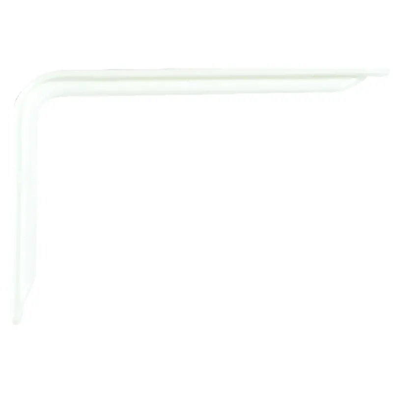 John Sterling White Steel Heavy Duty Decorative Bracket 12 Ga. 12 In. L 125 Lb