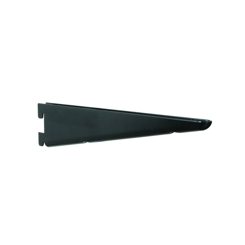 Shelf Bracket, Black, 10.5-In.