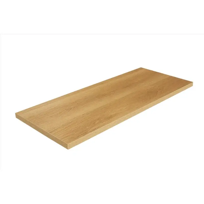 Golden Oak Wood Shelf Board 24 In. W X 10 In. D X 5/8 In. H