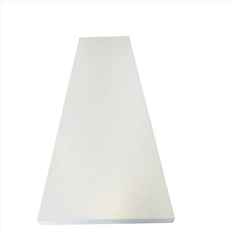 White Wood Shelf Board – 10" Wide, 48" Deep, No‑Hardware Install