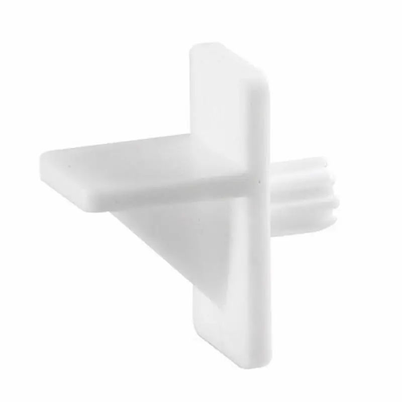 Onward 1 In. H X 0.62 In. W X 0.48 In. D White Plastic Shelf Clips