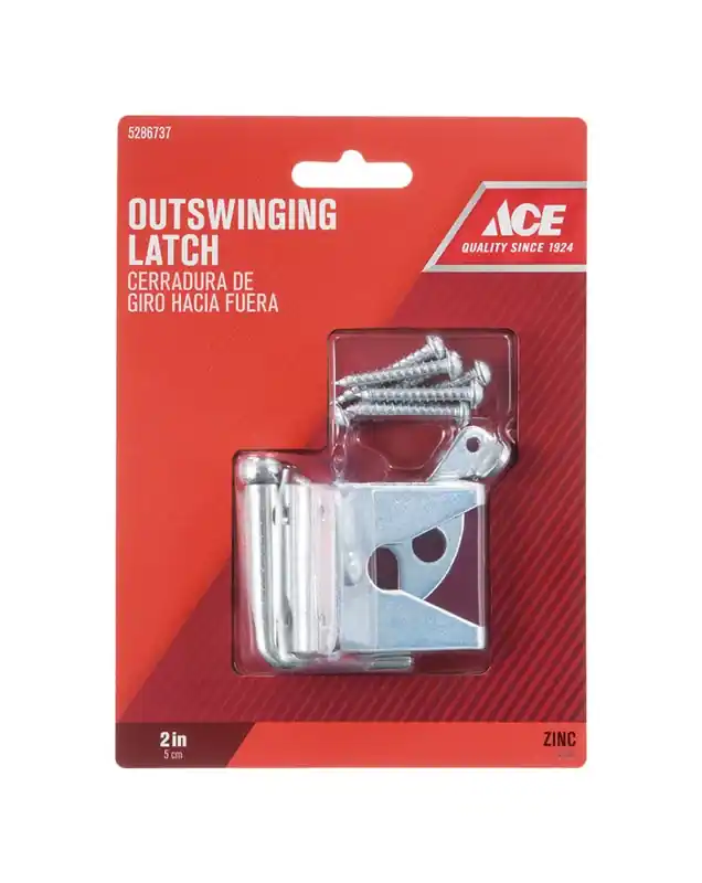 6.89 In. H X 5 In. W X 1.89 In. L Zinc-plated Metallic Zinc Gate Latch