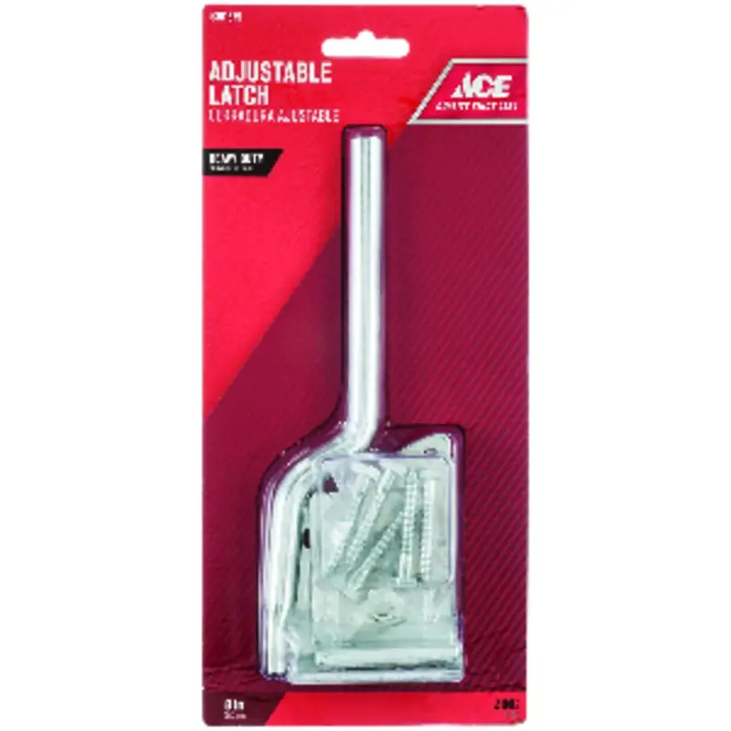10.52 In. H X 4.75 In. W X 1.63 In. L Zinc-plated Heavy Duty Adjustable Gate Latch