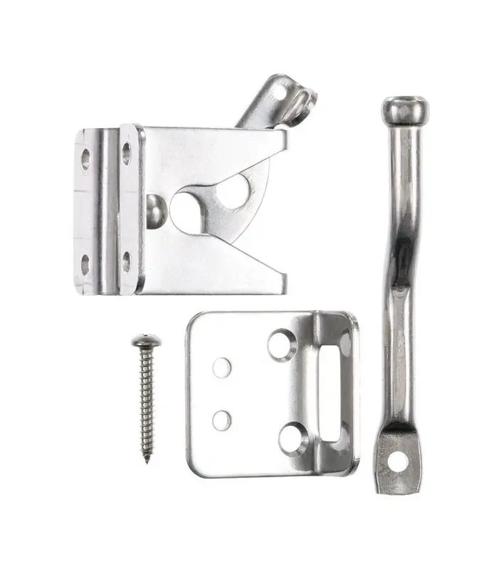 Stainless Steel Adjustable Gate Latch 7.5 In. H X 2 In. W X 4 In. L