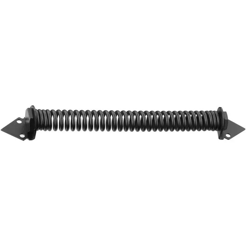 National Hardware 14 In. L Black Steel Gate Spring 1 Pk