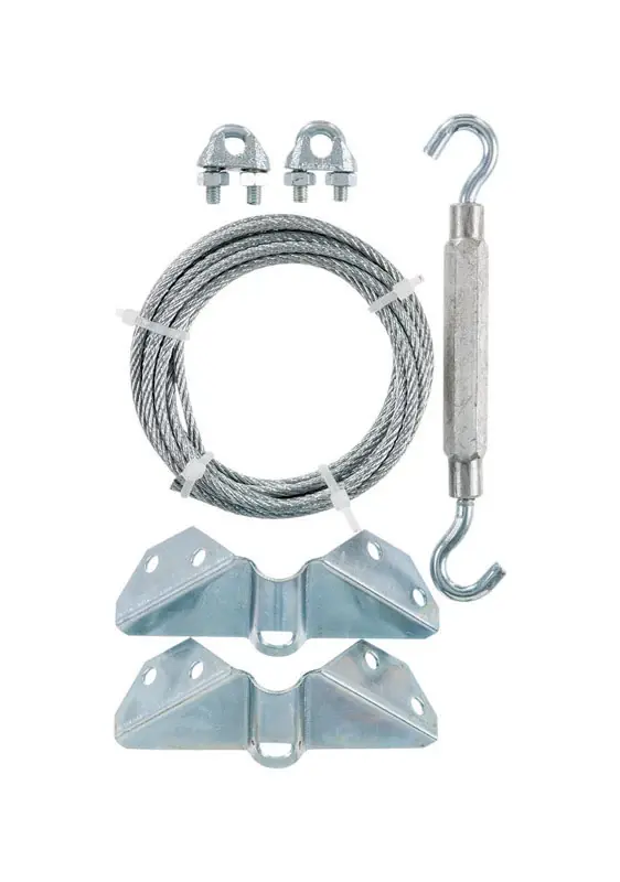 Ace 7.5 In. L Silver Steel Anti-Sag Gate Kit 1 Pk