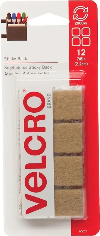 Velcro Brand Hook And Loop Fastener 7/8 In. L 12 Pk