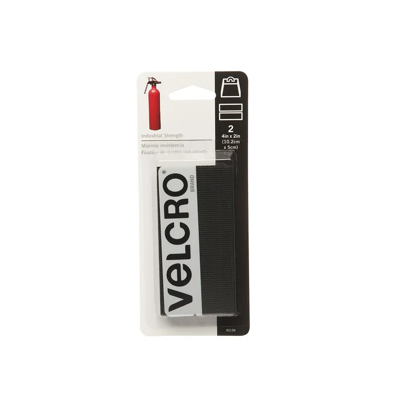 VELCRO Brand Industrial Strength Small Nylon Hook And Loop Fastener 4 In. L 2 Pk