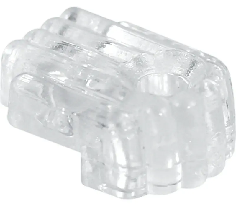 Prime-Line Plastic Coated Small Acrylic 20 Lb. 6 Pk Mirror Holder Clip