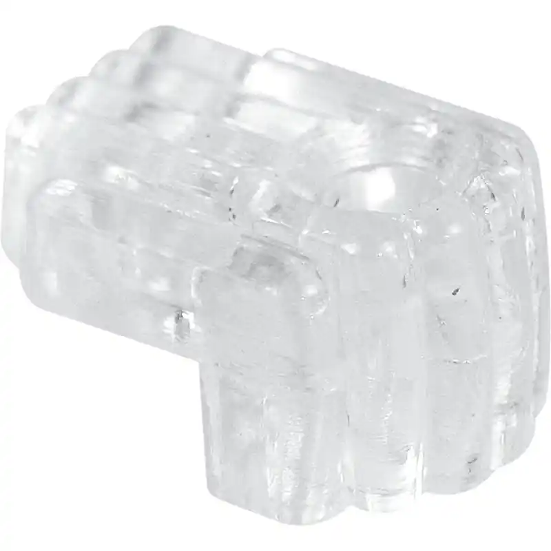 Prime-Line Small Mirror Holder Clip 20 Lb. 6 Pk Acrylic