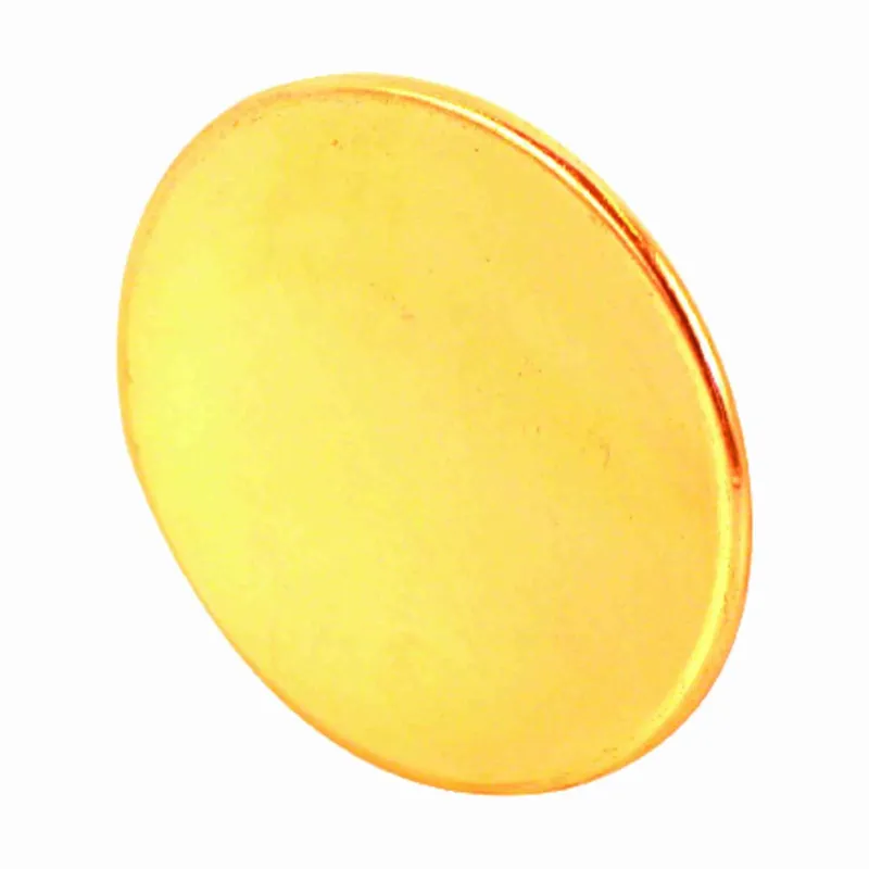 Prime-Line Bright Brass Steel Knob Right Or Left Handed