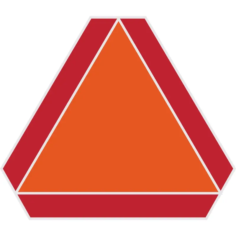 Slow Moving Vehicle Emblem, 16 X 14 In.