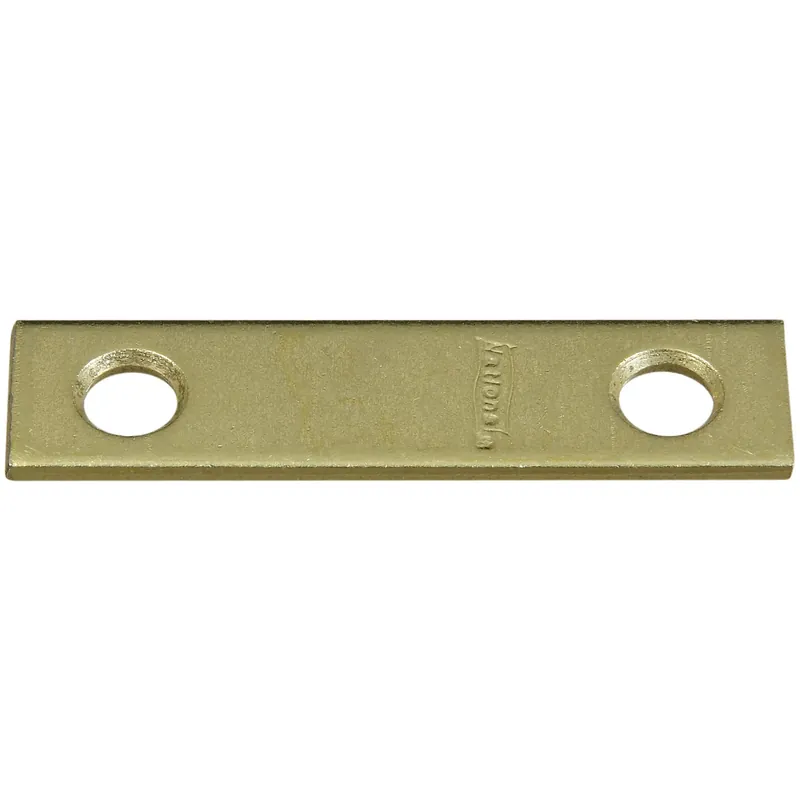 National Hardware 2 In. H X 1/2 In. W Brass Steel Mending Brace