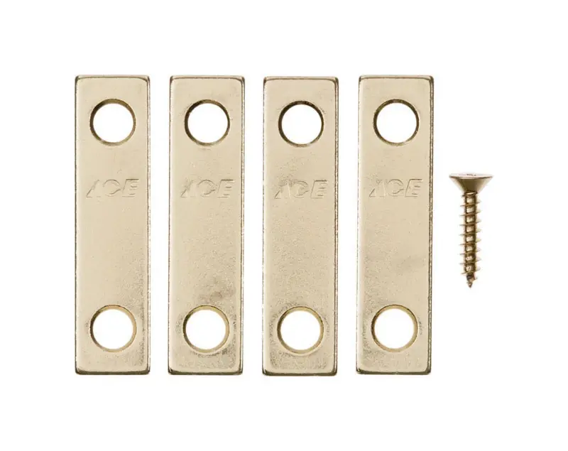 2 In. H X 0.5 In. W X 1.091 In. L Bright Brass Mending Brace For Reinforcement