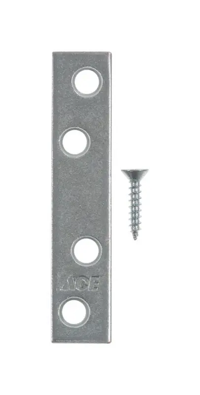3 In. H X 0.625 In. W X 0.87 In. L Zinc Mending Brace For Reinforcement