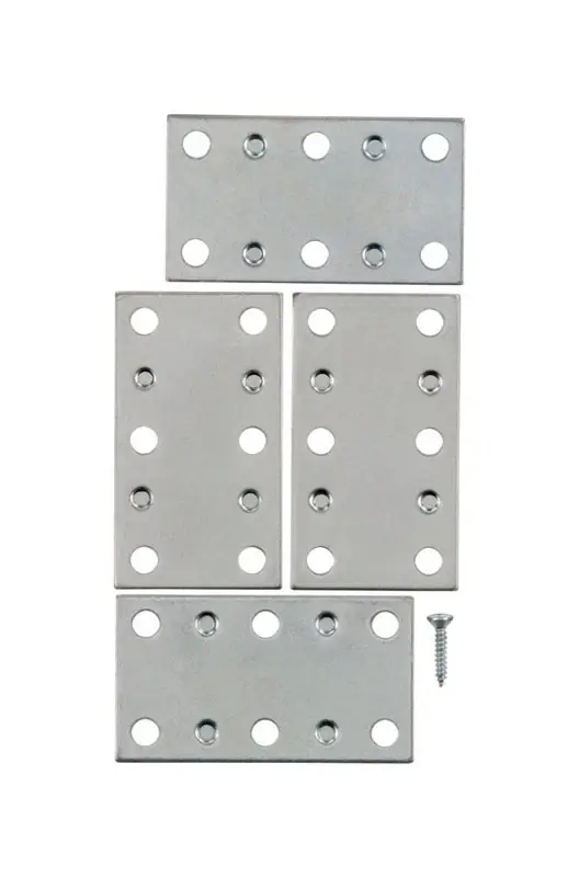 2.5 In. H X 1.375 In. W X 0.70 In. L Zinc Mending Brace For Reinforcement