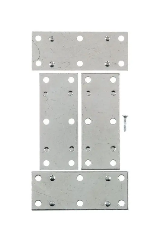 3.5 In. H X 1.375 In. W X .755 In. L Zinc Mending Brace For Reinforcement