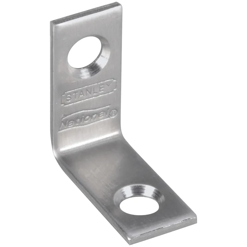 National Hardware 1 In. H X 0.5 In. W Stainless Steel Inside Corner Brace