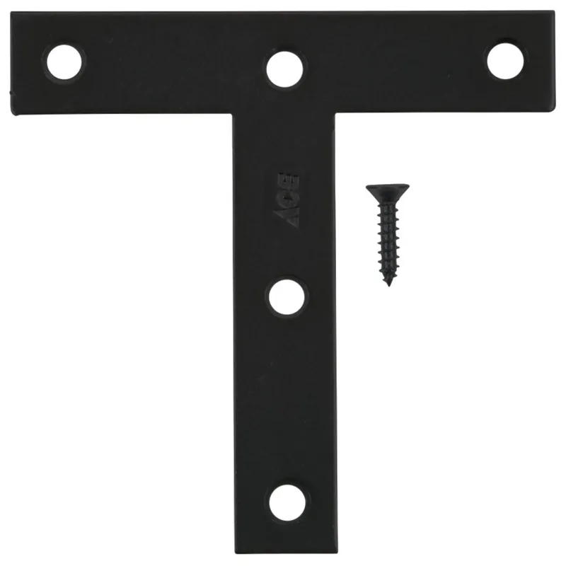 Ace 4 In. Steel Tee Plate For Wood Joining