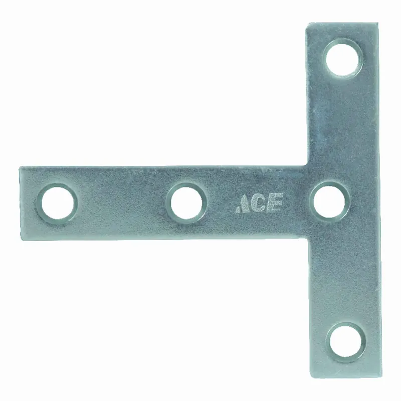 3 In. Zinc Tee Plate For Wood Joining And Reinforcement - Model 01-3410-402