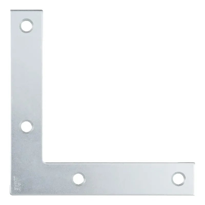 5 In. H X 4 In. W X 5 In. D Zinc Flat Corner Brace For Reinforcement