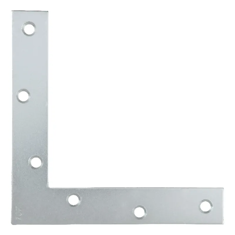 6 In. H X 4.75 In. W X 6 In. D Zinc Flat Corner Brace For Reinforcement