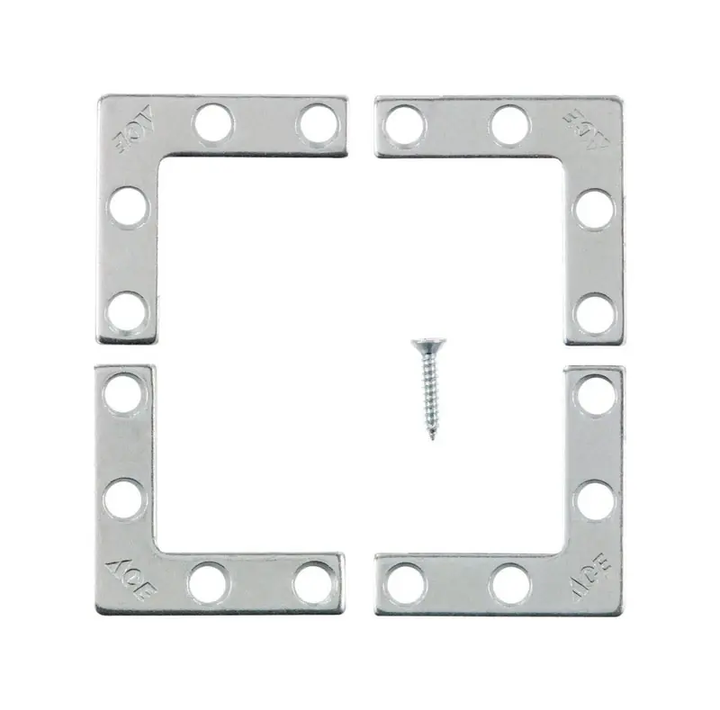 1-1/2 In. H X 2.75 In. W X 1-1/2 In. D Zinc Flat Corner Brace