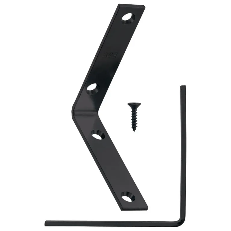 Ace Black Steel Inside L Corner Brace 3-1/2 In. H X 3/4 In. W X 3-1/2 In. D