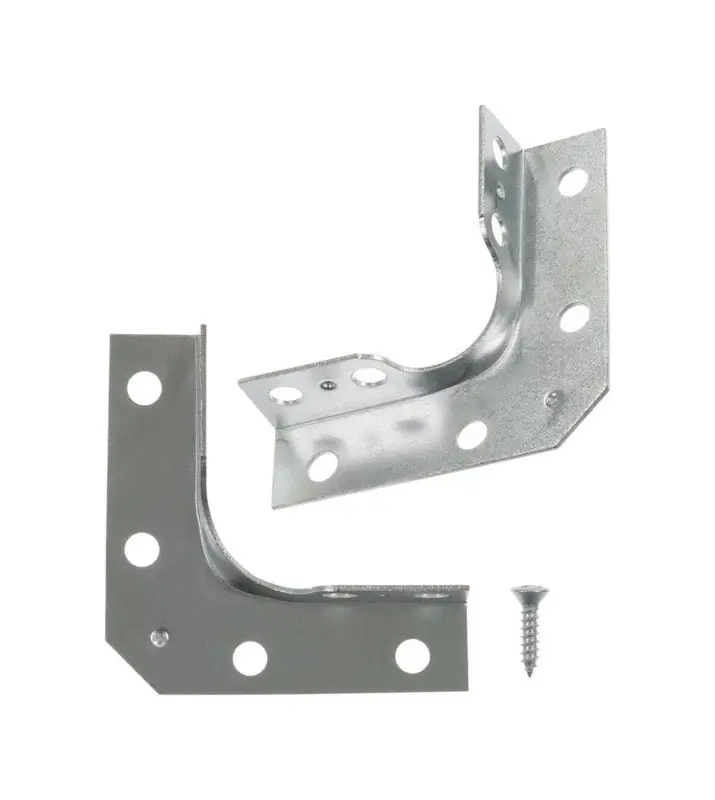 2-1/2 In. H X 3.75 In. W X 2-1/2 In. D Zinc Outside Corner Brace