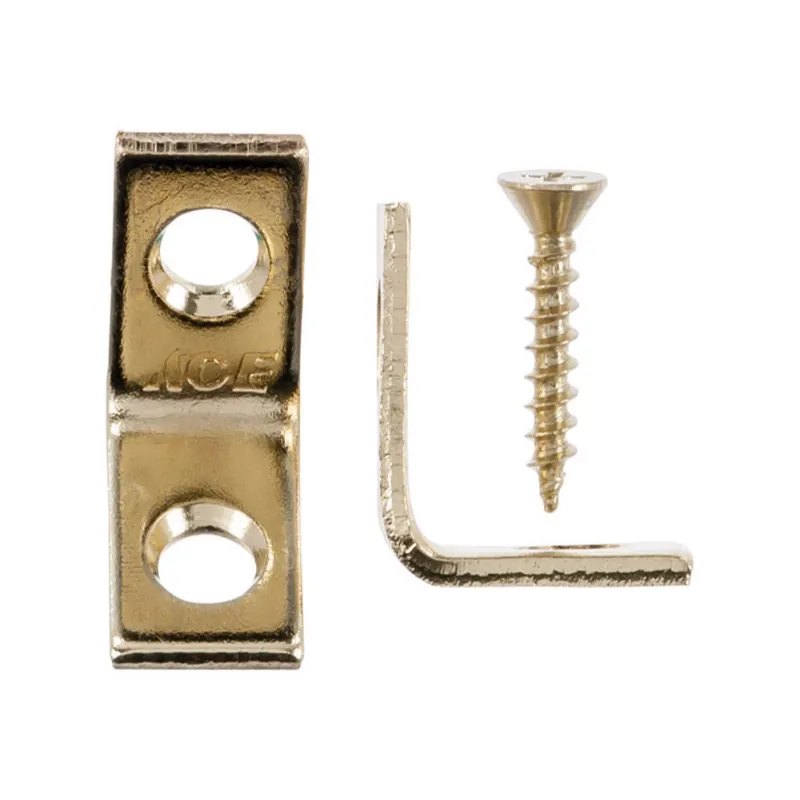 3/4 In. H X 2.750 In. W X 3/4 In. D Brass Inside L Corner Brace